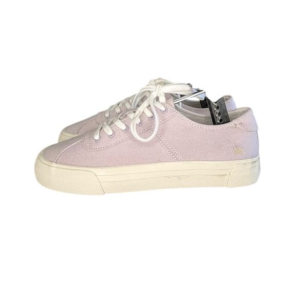 Madewell Womens 8M Sidewalk Low Top Sneakers Canvas Lavender - Picture 1 of 6